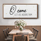 O Come - Floater Framed Canvas Print