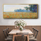 Oat and Poppy Field, 1890 - Floater Framed Canvas Print