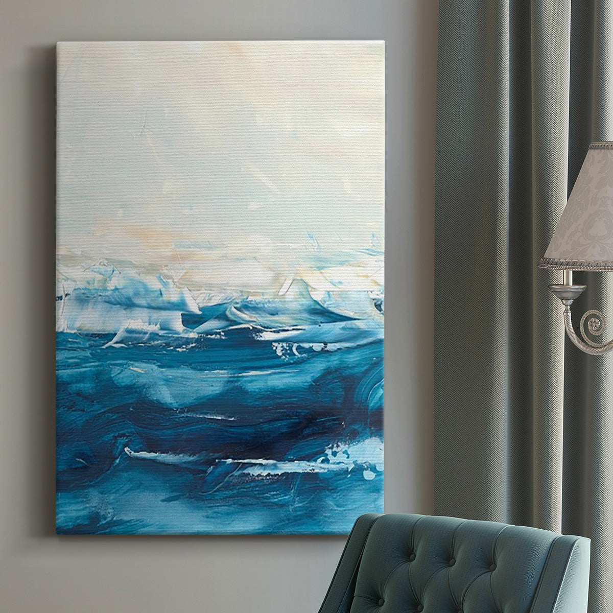 Wave after Wave II Premium Gallery Wrapped Canvas - Ready to Hang