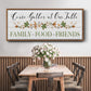 Feeding Friends I - Floater Framed Canvas Print