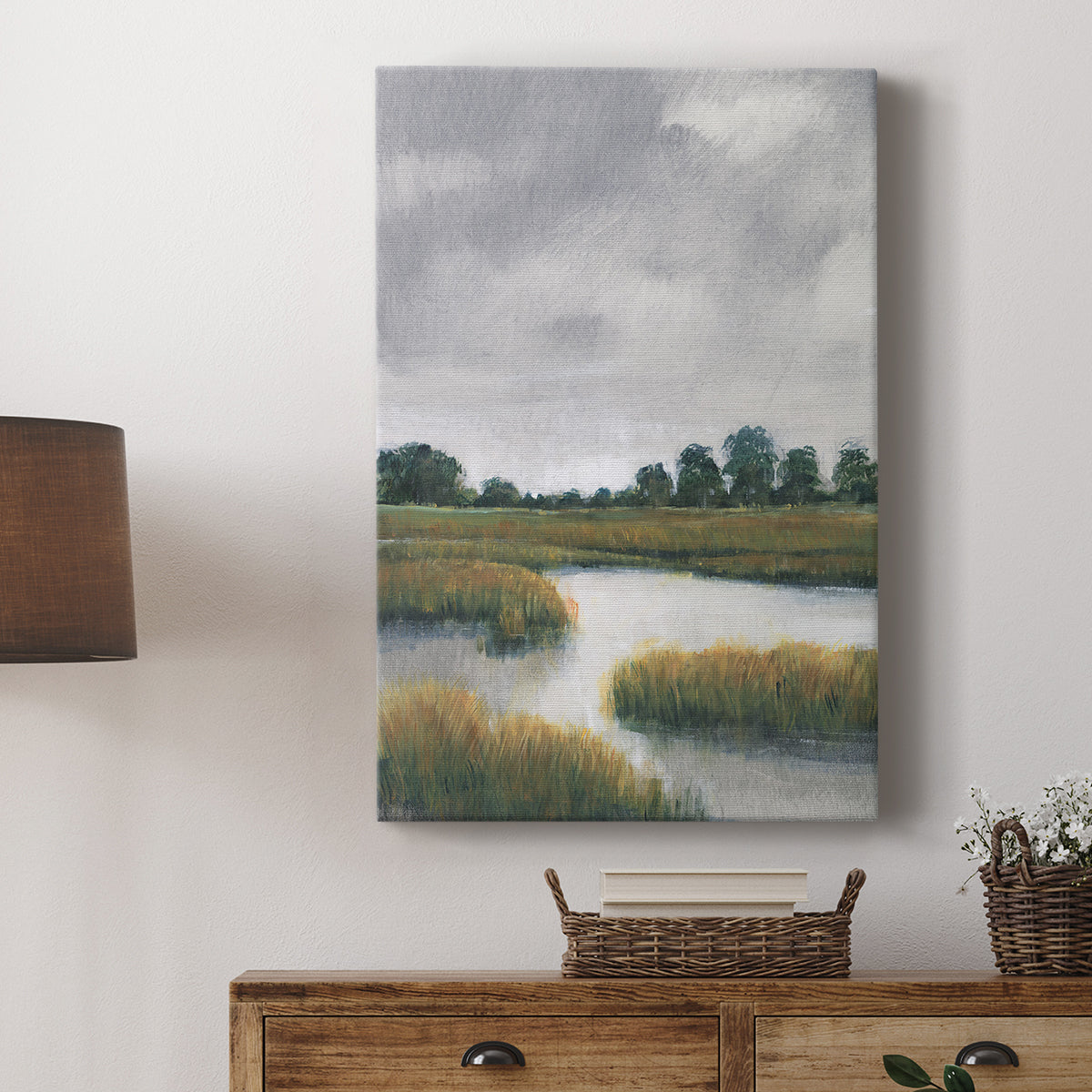 Salt Marshes II - Canvas Art Print