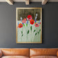 Poppy Party - Modern Framed Canvas Print