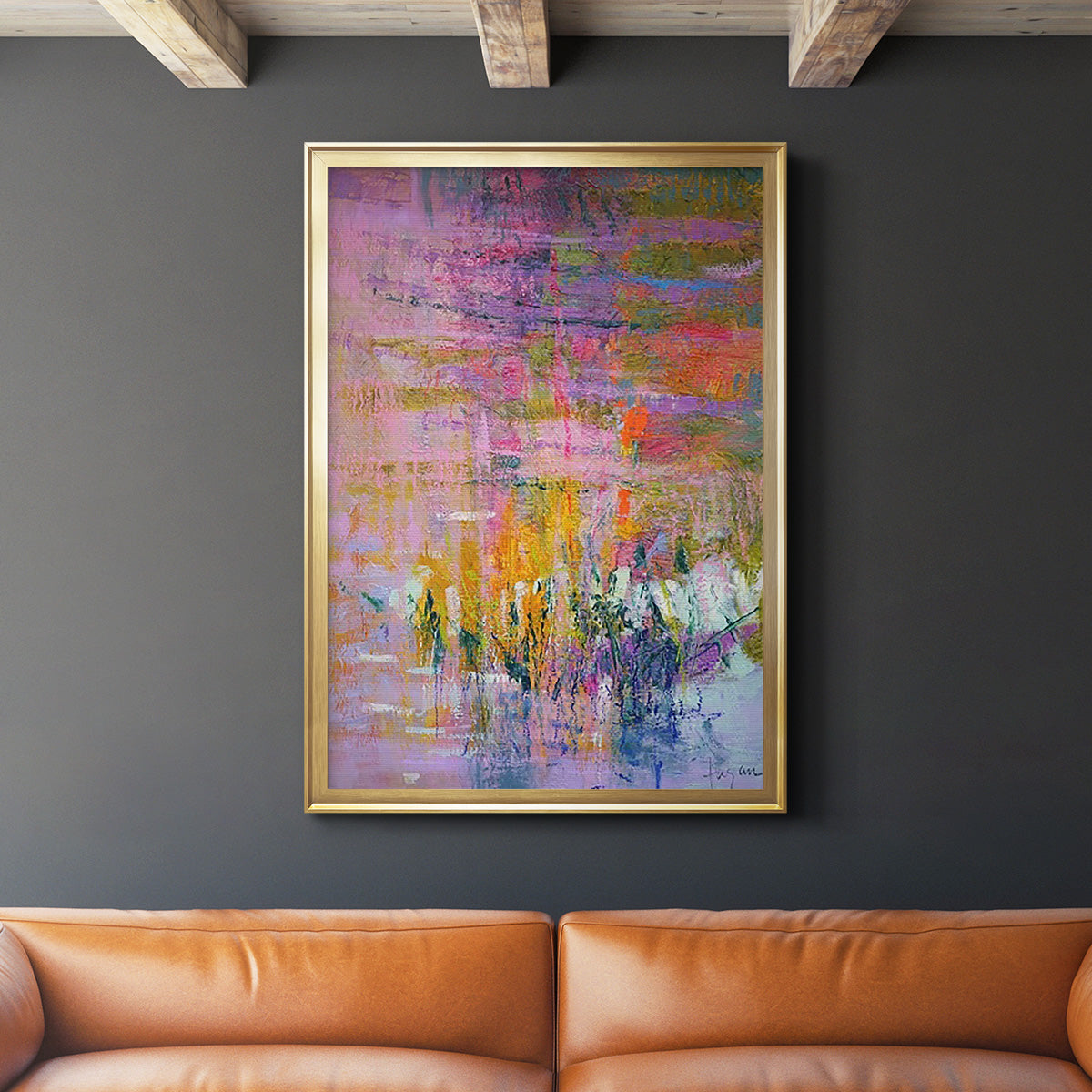 Twilight Resting - Modern Framed Canvas Print