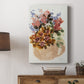Mauve Bouquet in Teapot II - Canvas Art Print