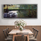 The Pond at Montgeron 2, 1876 - Floater Framed Canvas Print
