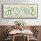 Shiplap Vines Home - Floater Framed Canvas Print