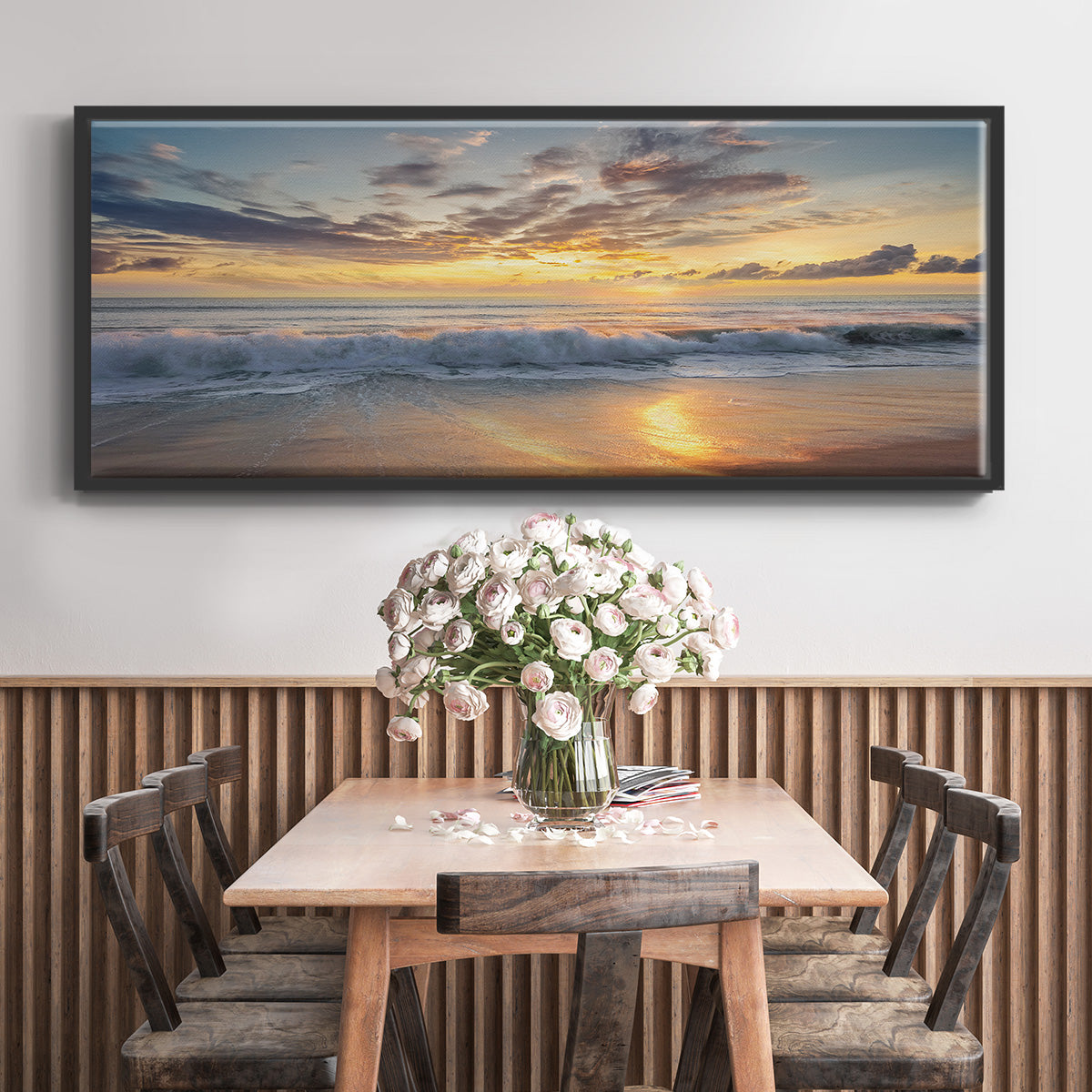Azio Island - Floater Framed Canvas Print