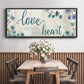 Love With All Your Heart - Floater Framed Canvas Print