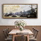 The Port of London, 1871 - Floater Framed Canvas Print