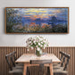 Sunset on the Seine - Floater Framed Canvas Print