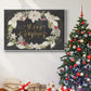 Gilded Christmas Collection A - Framed Gallery Wrapped Canvas in Floating Frame