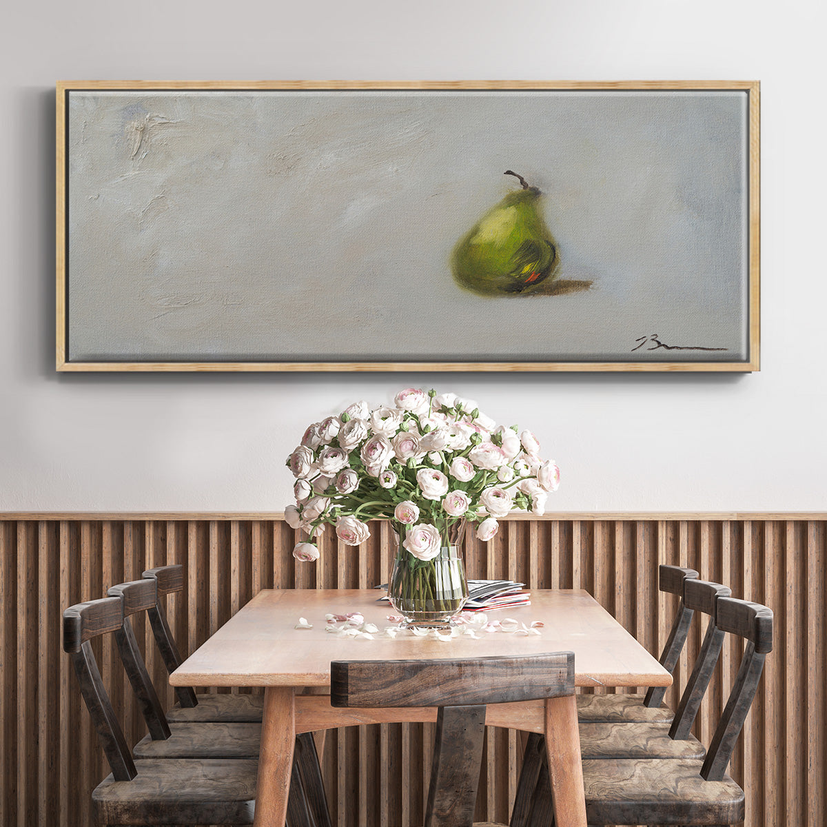 Prickless Pear - Floater Framed Canvas Print