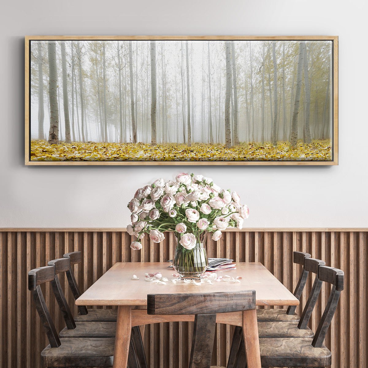 Poplar Grove - Floater Framed Canvas Print