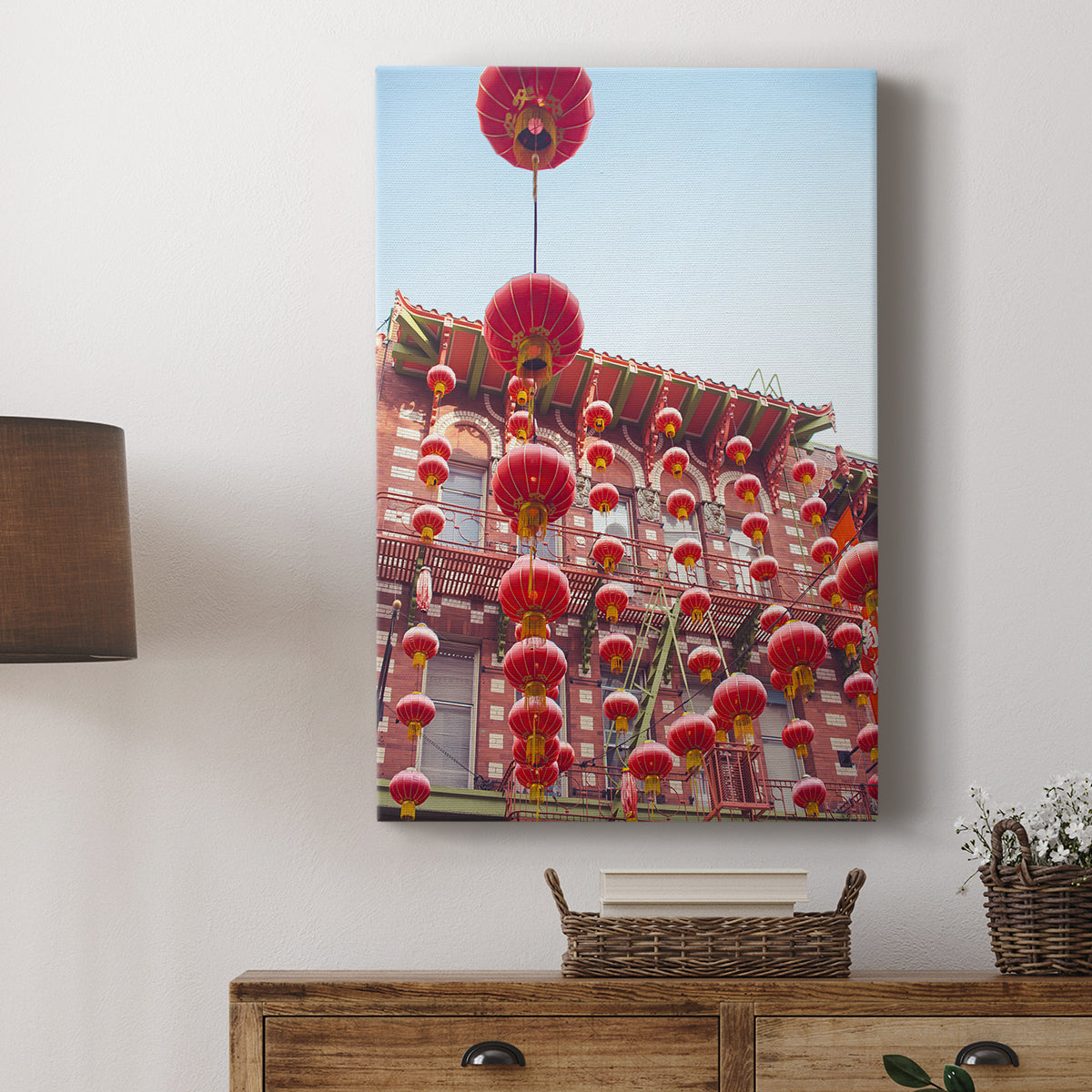 Lovely Lanterns I - Canvas Art Print