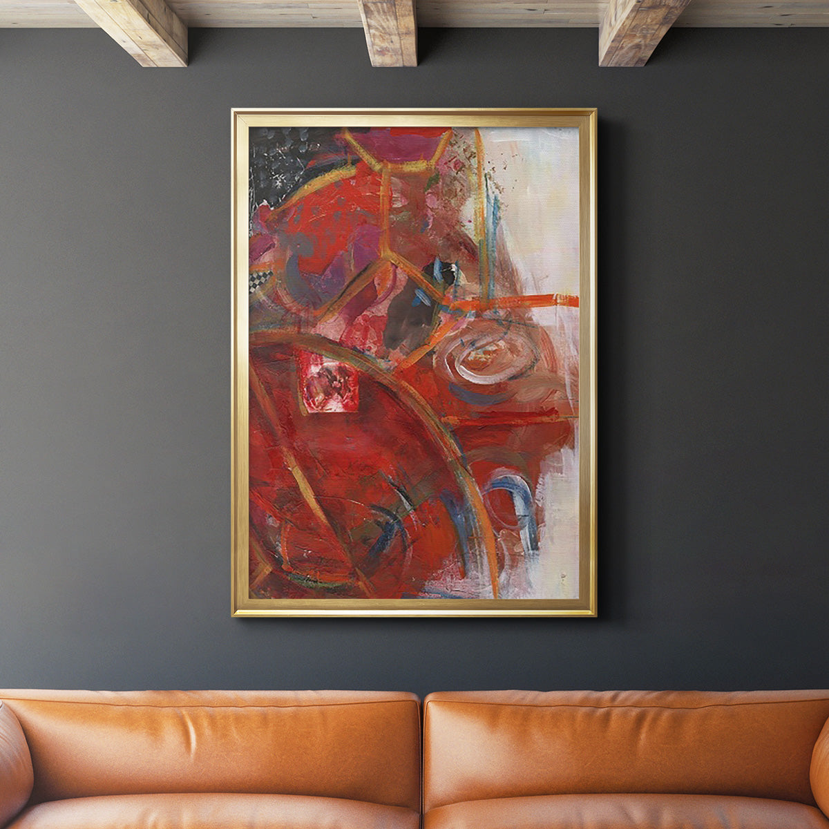 City Life I - Modern Framed Canvas Print