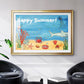 Cute Sea Creatures I - Modern Framed Art Print