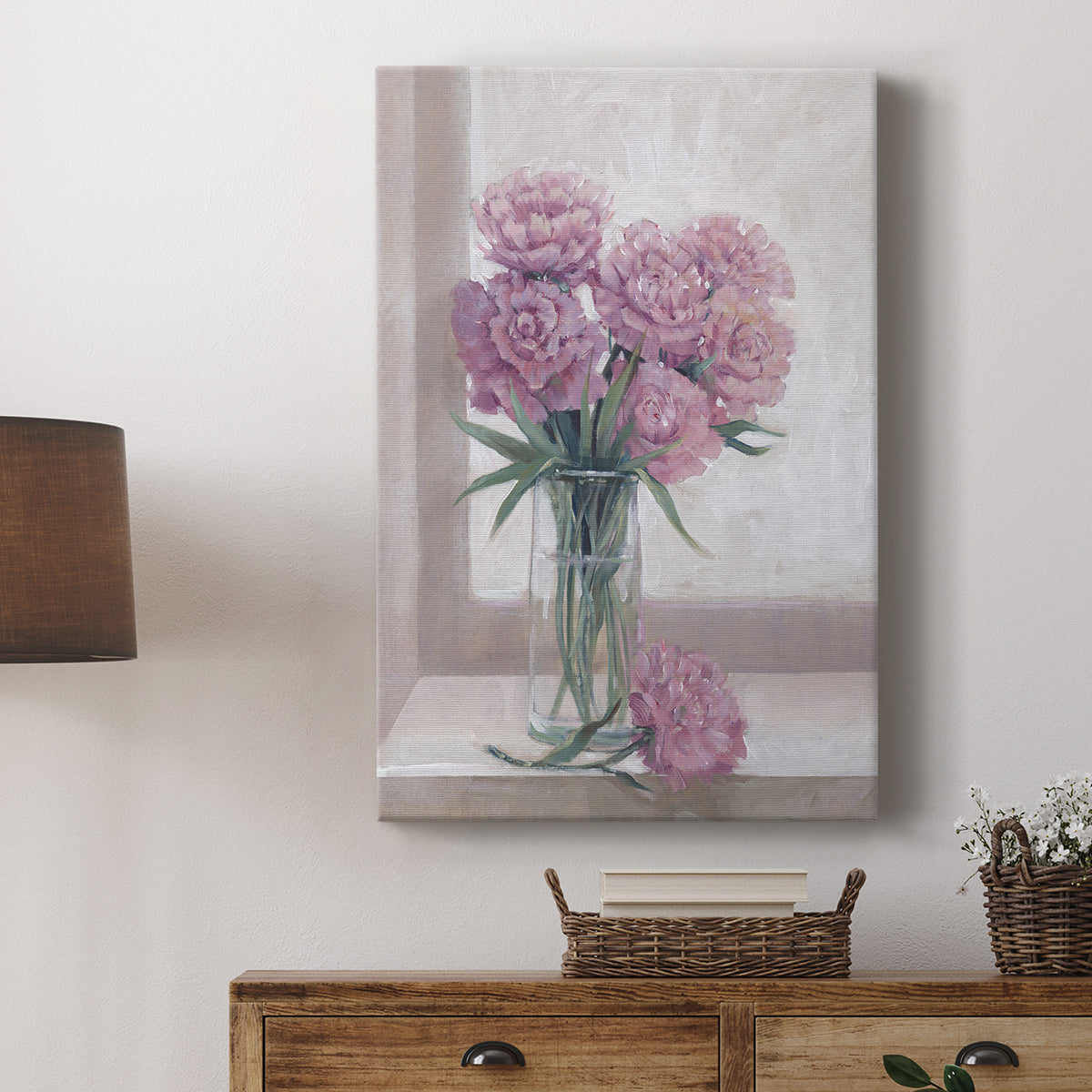 Windowsill Floral II - Canvas Art Print