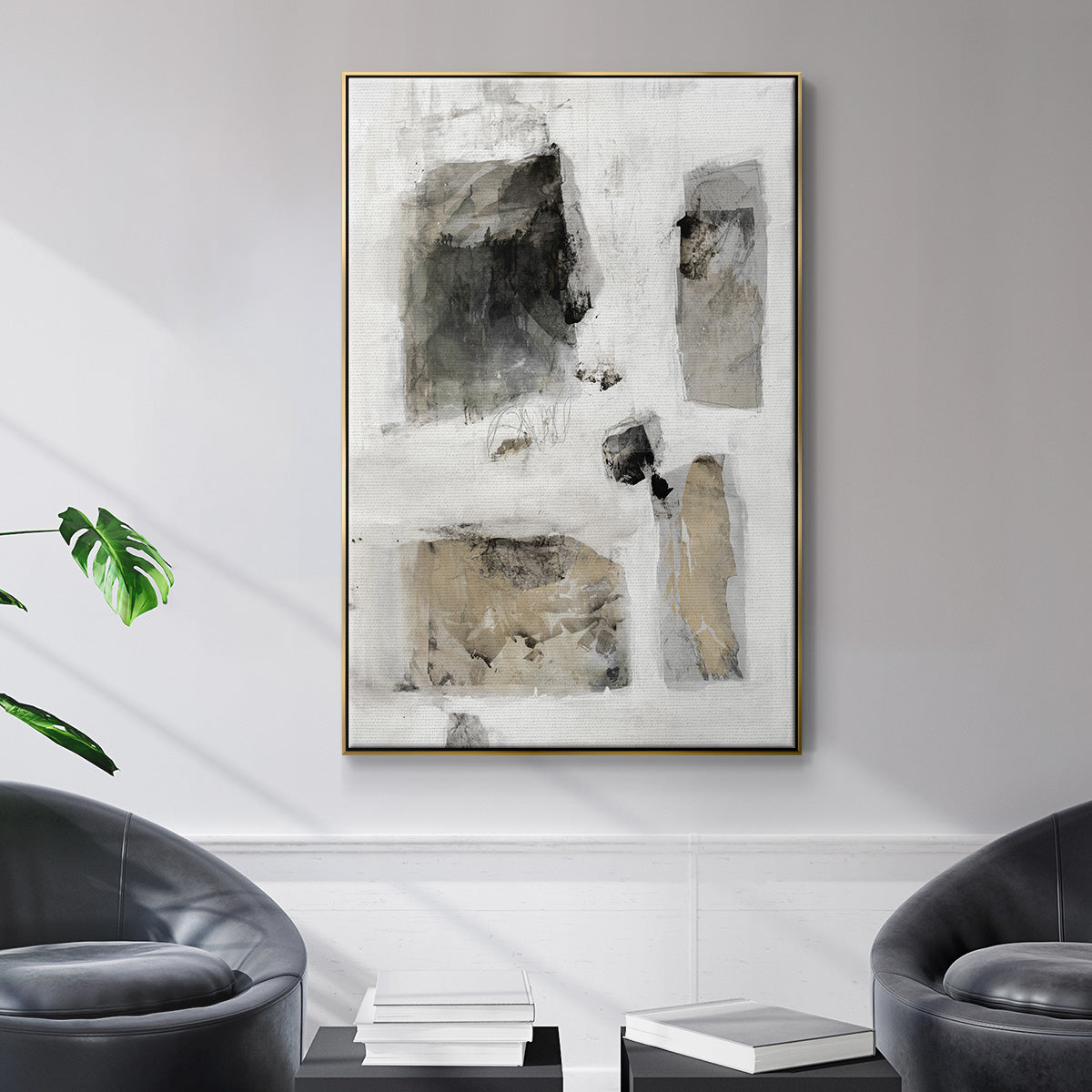 A Simple Love I V30 - Floater Framed Canvas Print