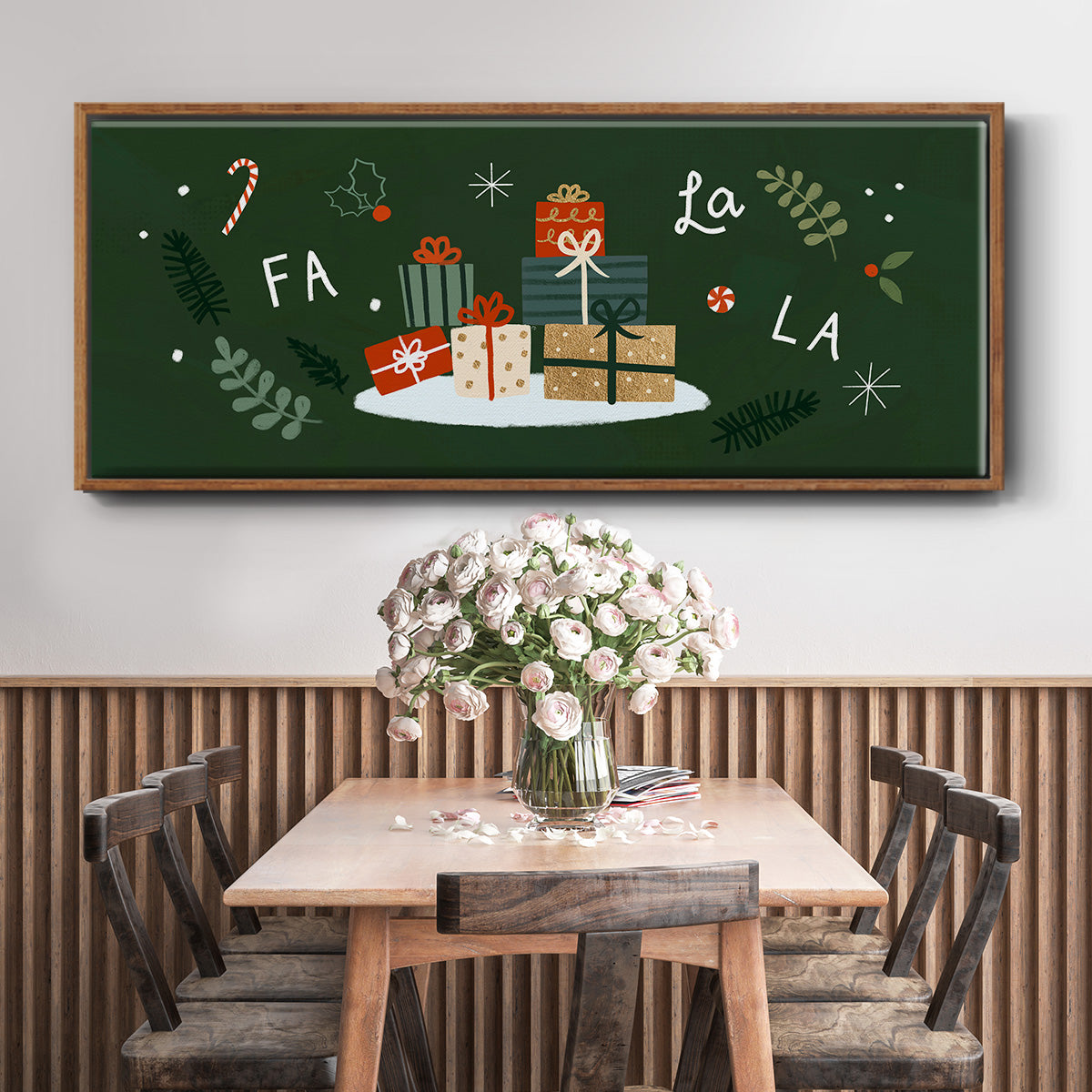 Little St. Nick Collection D - Floater Framed Canvas Print