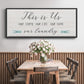 Us and Our Laundry - Floater Framed Canvas Print