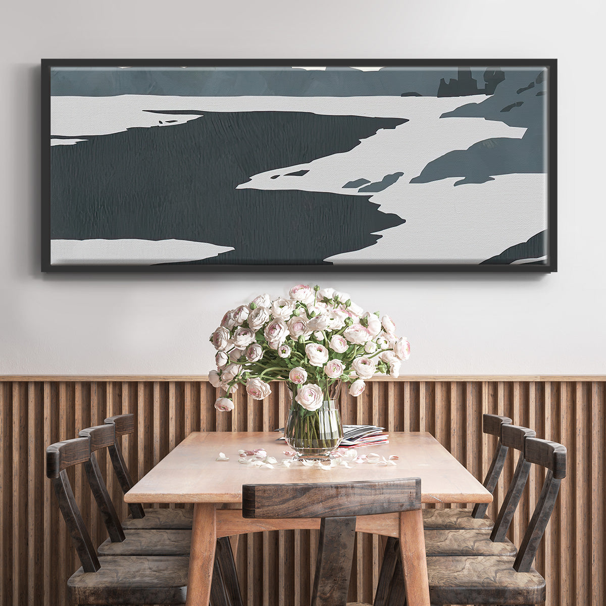 Cutter Island IV - Floater Framed Canvas Print