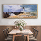 The Jetty at Le Havre, 1868 - Floater Framed Canvas Print