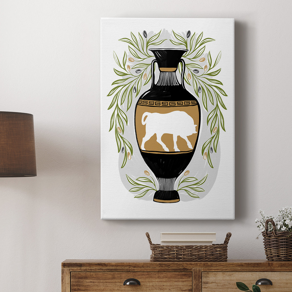 Greek Vases IV - Canvas Art Print