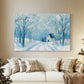 Mint Fir Hearth - Canvas Art Print