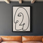 Face It II - Modern Framed Canvas Print