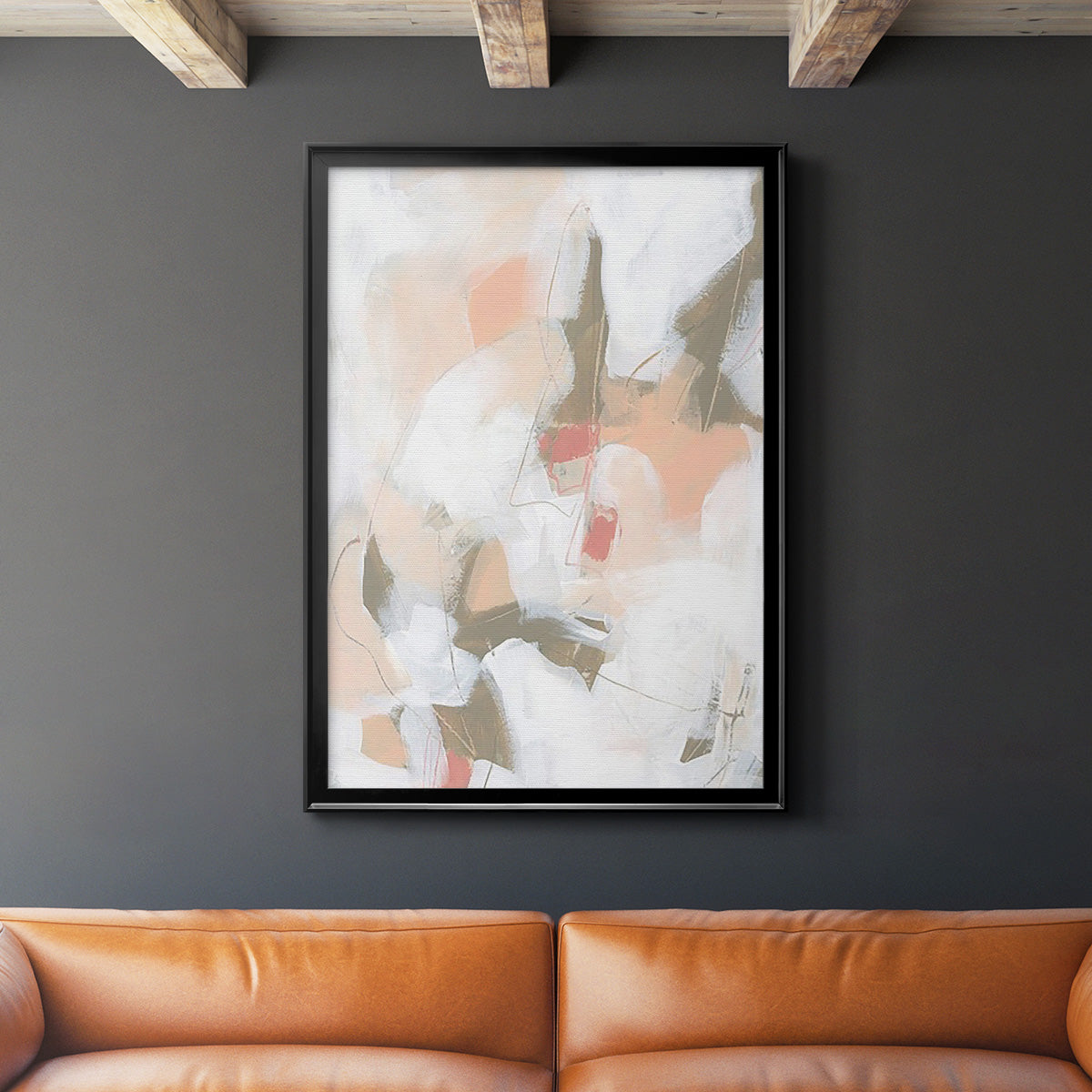 Sand Story I - Modern Framed Canvas Print