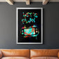 Gamer Tag III - Modern Framed Canvas Print