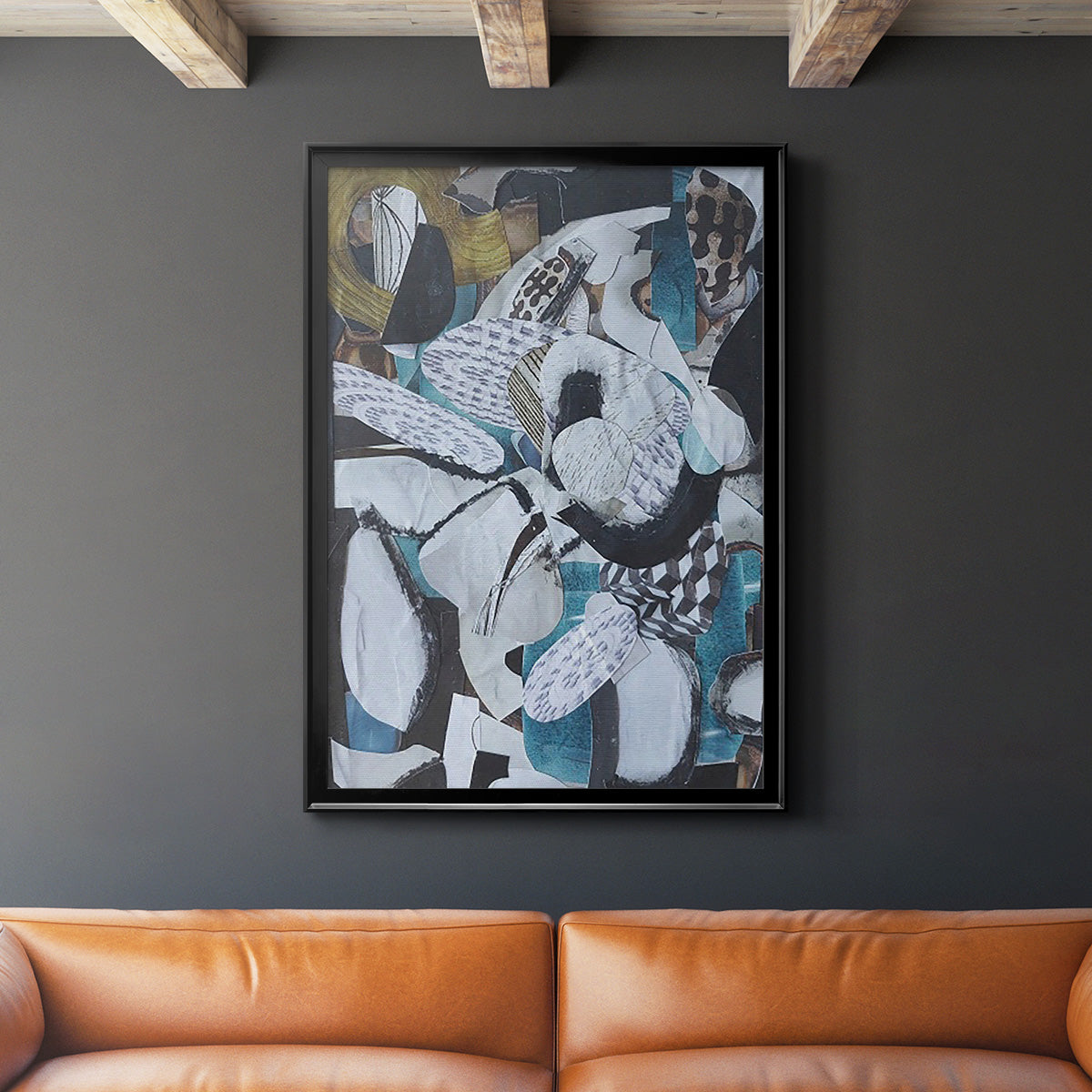 Hawaiian Beach Glass - Modern Framed Canvas Print