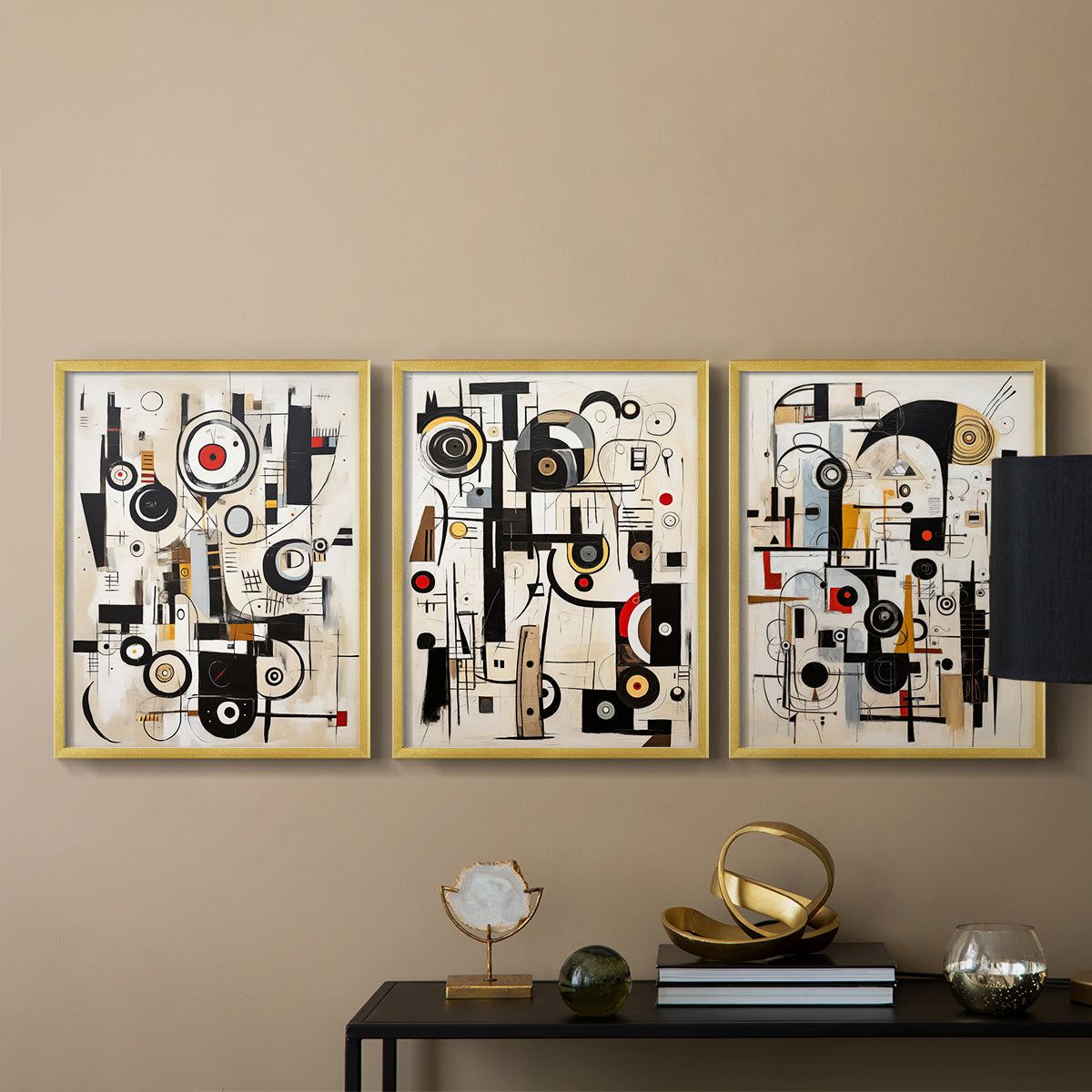 Abstract Series CLXVIII - Restickable Framed Art Set