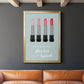 Flawless Lipstick - Modern Framed Canvas Print