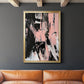 Black & Blush II - Modern Framed Canvas Print