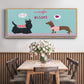 Valendogs Collection C - Floater Framed Canvas Print