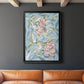 Faded Camellias I - Modern Framed Canvas Print