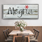 Alegria - Floater Framed Canvas Print
