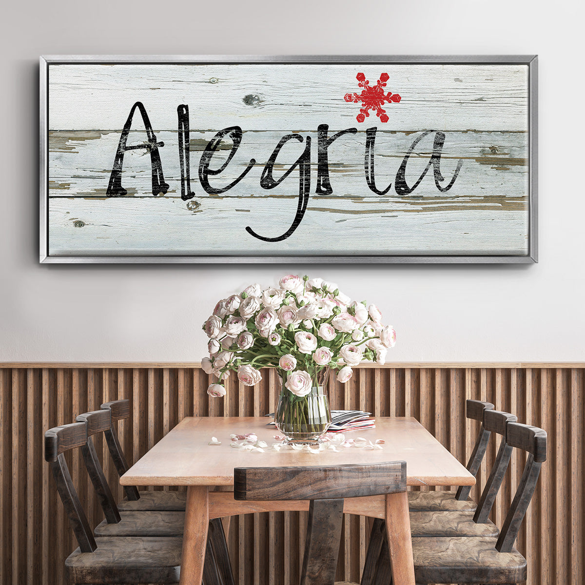 Alegria - Floater Framed Canvas Print