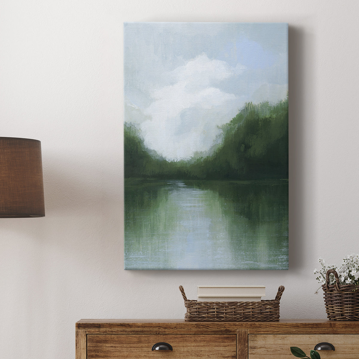 Mossy Reflections II - Canvas Art Print