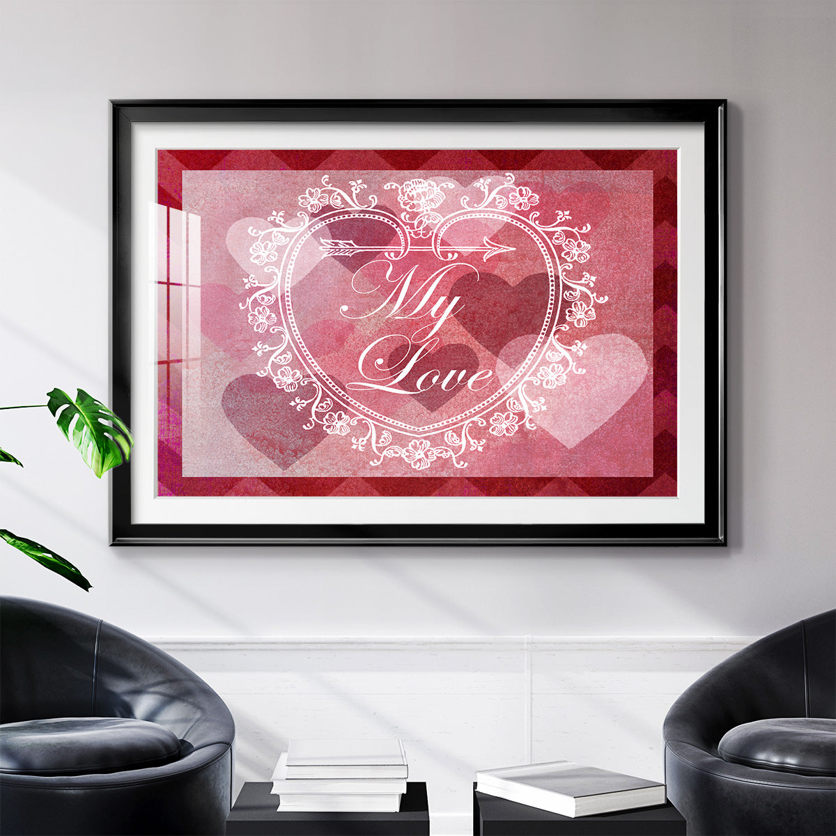 DIY Love Collection A - Modern Framed Art Print