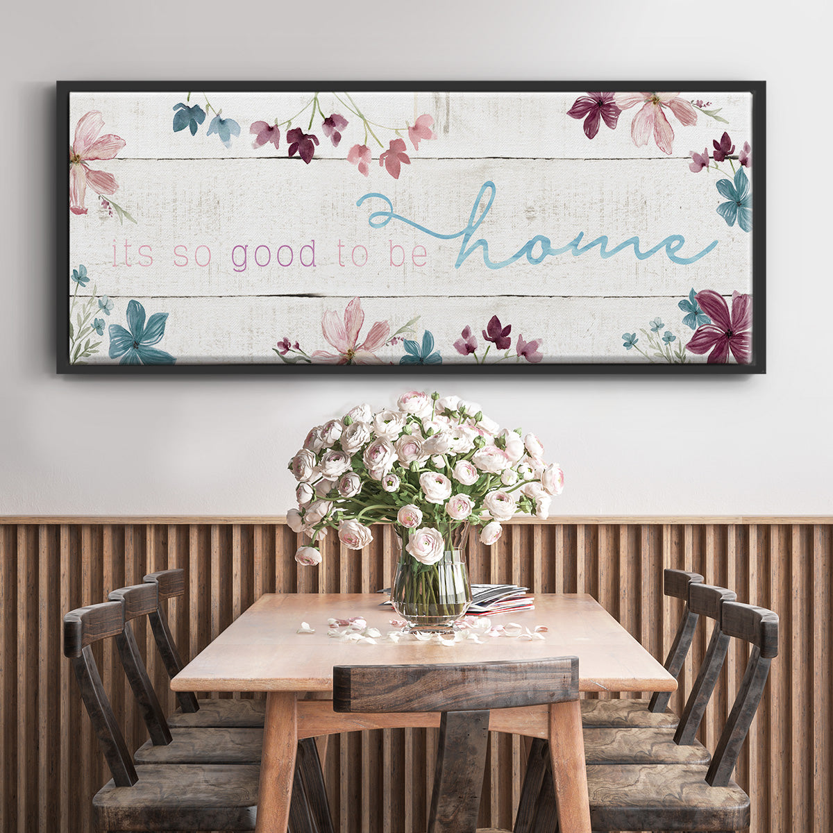 Good To Be Home - Floater Framed Canvas Print