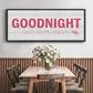 Princess Goodnight - Floater Framed Canvas Print