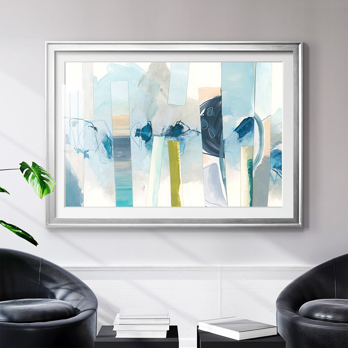 Liquid Strata I - Modern Framed Art Print