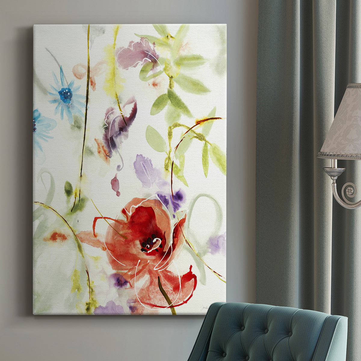 Color Of Summer II Premium Gallery Wrapped Canvas - Ready to Hang