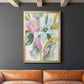 Floral Breeze Fresco  I - Modern Framed Canvas Print