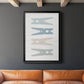 Laundry Pins - Modern Framed Canvas Print