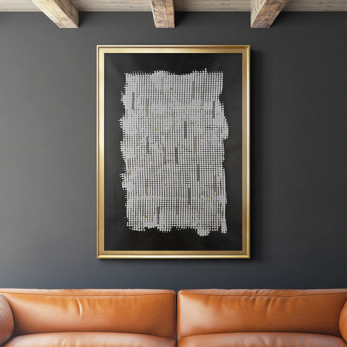 Bits & Bytes II - Modern Framed Canvas Print