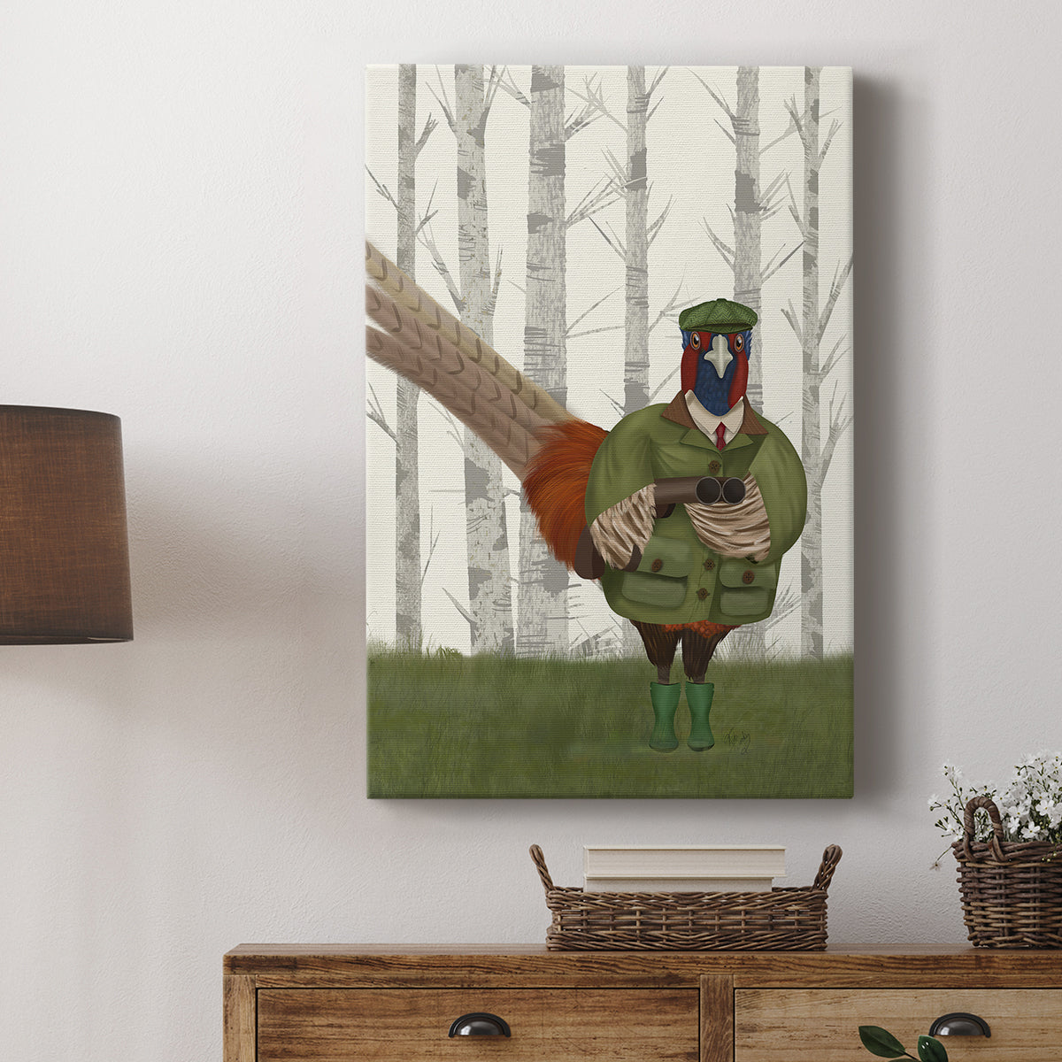 Pheasant Shooting Party 7 - Canvas Art Print