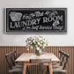 Self Service - Floater Framed Canvas Print